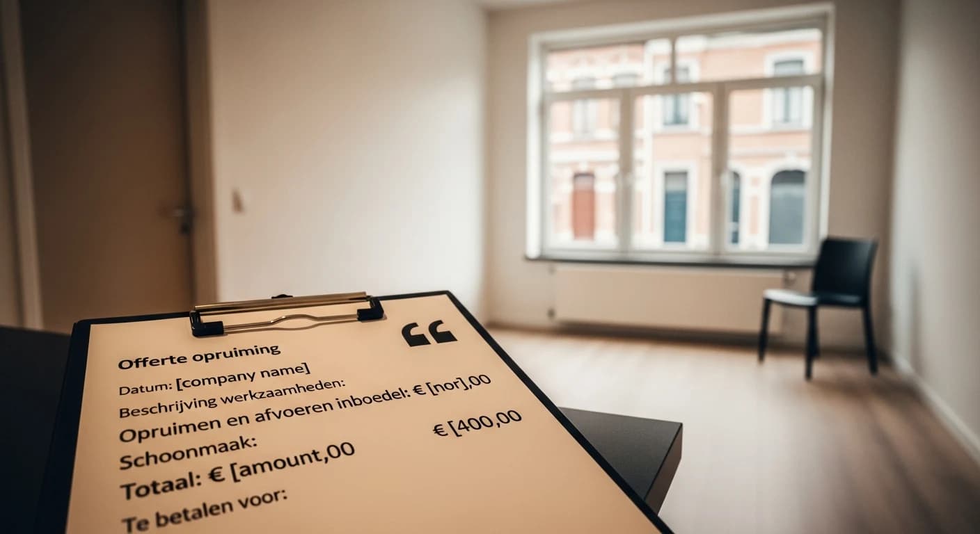 Hoeveel kost verhuizen in België in 2026?