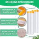 Transparante beschermfolie met afplaktape 2,4x20m — 4 stuks — afbeelding 5