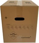 Verhuisdozen - 20 stuks - 56 liter - Inclusief rol tape - Extra stevige kwaliteit - Dubbel golfkarton - Opbergbox — afbeelding 2