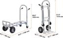 2-in-1 Aluminium Opvouwbare Steekwagen — 365 kg — afbeelding 4