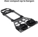 Packaway Professionele Steekwagen 130KG – Opvouwbare Transportkar voor verhuizen en dozen – Zwart — afbeelding 3