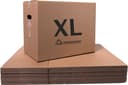 Verhuisdozen XL - 10 stuks - 106 Liter - Extra stevige Verhuisdoos - Dubbel golf karton — afbeelding 1