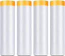 Transparante beschermfolie met afplaktape 2,4x20m — 4 stuks — afbeelding 1