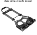 Packaway Professionele Steekwagen 75KG – Opvouwbare Transportkar voor verhuizen en dozen – Zwart — afbeelding 4