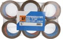 Verpakkingstape bruin — 6 rollen — afbeelding 5
