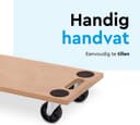 BRASQ meubelroller 200 kg met zwenkwielen — afbeelding 3