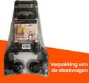 Kibani Steekwagen Opvouwbaar - 75 kg Draagvermogen - Transportwagen - Plateauwagen - Steekkar - Inklapbare Steekwagen - Meubelroller — afbeelding 5