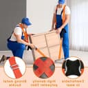 Verhuisbanden set 400 kg met handschoenen — afbeelding 3