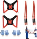 Verhuisbanden set 400 kg met handschoenen — afbeelding 1