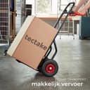 tectake® Steekwagen - Inklapbaar - Transportkar met stalen frame - Luchtbanden - Belastbaar tot 200 kg - Transporter voor kratten, dozen, verhuizing — afbeelding 4