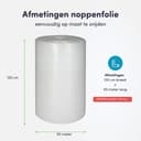Specipack® Noppenfolie grote noppen - Ideaal om breekbare spullen te verpakken - Luchtkussenfolie - Effectief voor verpakkingsmaterialen - Verpakkingsfolie - 120 cm x 50 m x 100 MY — afbeelding 5