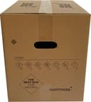 Verhuisdozen - 20 stuks – Extra Sterk – 56 Liter – Dubbel Golfkarton – Met Handgrepen - 50 kg laadvermogen — afbeelding 5