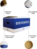 Boekendozen Professioneel - 10 stuks - 35 Liter - Extra stevig - Automatisch opzetbaar - 75 kg laadvermogen - Opbergbox - Direct gebruiksklaar — afbeelding 6