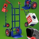 Gardebruk Steekwagen – Transportkar Opvouwbaar Luchtbanden 200kg – Blauw — afbeelding 3