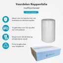 Specipack® Noppenfolie - Ideaal om breekbare spullen te verpakken - Luchtkussenfolie - Effectief voor verpakkingsmaterialen - Verpakkingsfolie - 100 cm x 100 m x 70 MY — afbeelding 3