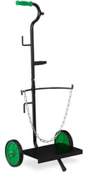 steekwagen gasflessen - voor 5 en 11 kg - rubberen banden - staal — afbeelding 3