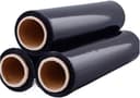 Zwarte wikkelfolie 6 cm x 100 m — afbeelding 3