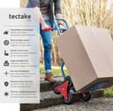 tectake® Trapsteekwagen - Traploper - Robuust Stalen Frame met Sterwielen - Belastbaar tot 200 kg - Ideaal voor Verhuizingen, Leveringen en Tuinwerk - 103 x 49 x 66 cm - Steekwagen voor Trappen - Trolley — afbeelding 3