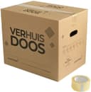 Verhuisdozen - 20 stuks - 56 liter - Inclusief rol tape - Extra stevige kwaliteit - Dubbel golfkarton - Opbergbox — afbeelding 1