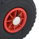 steekwagen gasflessen - voor flessen van 3 tot 5 kg - luchtbanden - staal — afbeelding 3