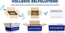 Boekendozen Professioneel - 10 stuks - 35 Liter - Extra stevig - Automatisch opzetbaar - 75 kg laadvermogen - Opbergbox - Direct gebruiksklaar — afbeelding 3
