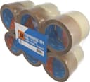 Verpakkingstape bruin — 6 rollen — afbeelding 4