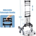Trapsteekwagen steekwagen voor trappen, steekwagen trap, steekwagen trapklimmer opvouwbaar tot 75kg — afbeelding 4