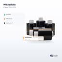 Mini wikkelfolie zwart 10 cm — 24 rollen — afbeelding 2