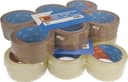 Verpakkingstape bruin — 6 rollen — afbeelding 3