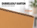 Verhuisdozen - 50 stuks - 54 liter - 40 kilo laadvermogen - Dubbelgolf karton - Geen tape nodig - Extra stevige handvatten - Duurzaam - FSC — afbeelding 6