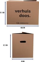 Verhuisdozen - 50 stuks - 57 Liter - Autolock Verhuisdoos - Zelfsluitend - Stevig - Geen tape nodig — afbeelding 4