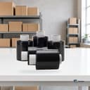 Mini wikkelfolie zwart 10 cm — 24 rollen — afbeelding 6
