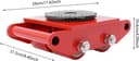 Transportroller 6 ton — rood — afbeelding 2