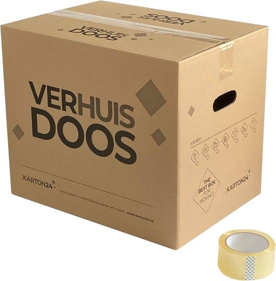 Professionele verhuisdozen 54 liter — 20 stuks