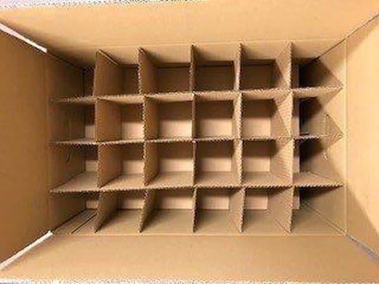 Profipack Glazendoos verdeling karton - 48 glazen - per stuk