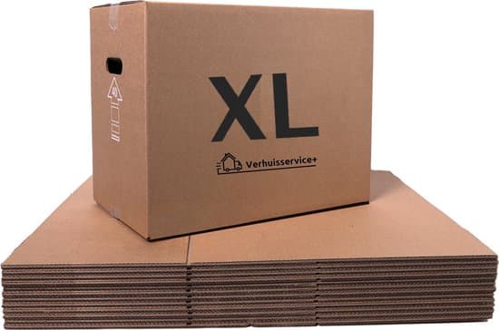 Verhuisdozen XL - 10 stuks - 106 Liter - Extra stevige Verhuisdoos - Dubbel golf karton