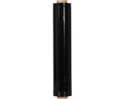 Wikkelfolie - Rekfolie - Stretchfolie - Pallet Folie - Zwart - Rol Van 50CM x 300 Meter - Boxstuff