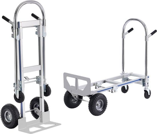 2-in-1 Aluminium Opvouwbare Steekwagen — 365 kg