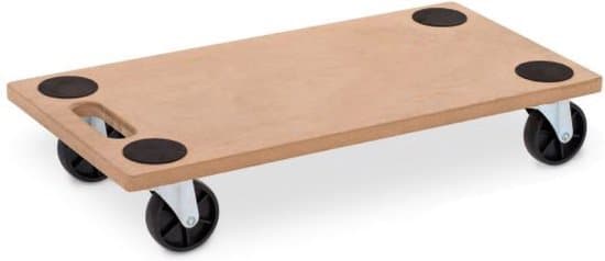BRASQ meubelroller 200 kg met zwenkwielen