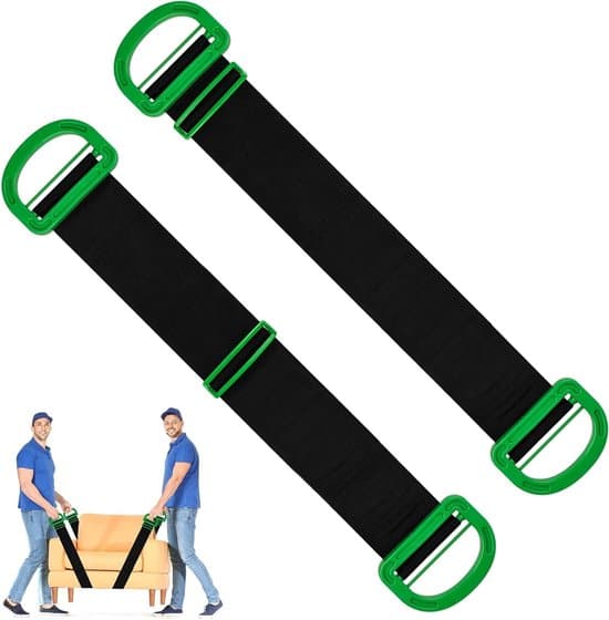 Verstelbare draagriemen 100 kg — set van 2