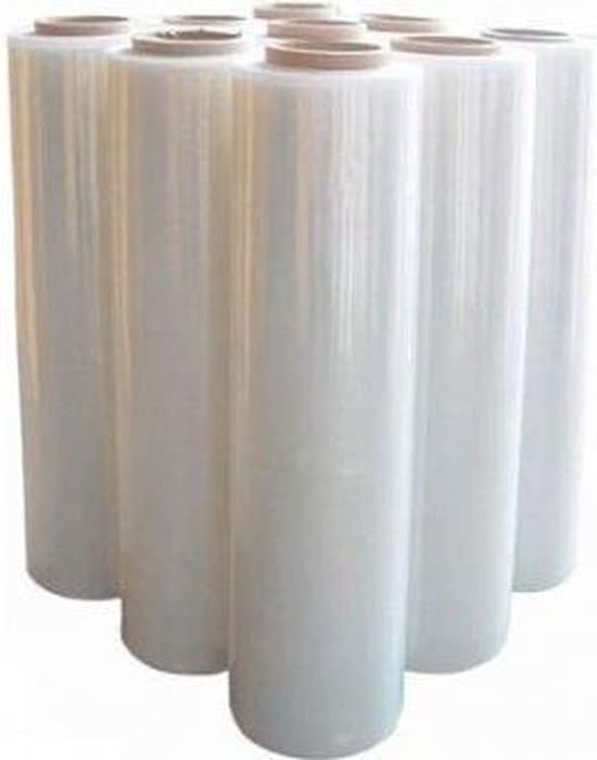 Stretchfolie transparant - 50cm x 300m x 20 my - 6 rol