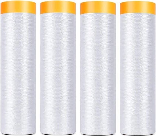 Afdekfolie met tape 2,4x20m — 4 stuks