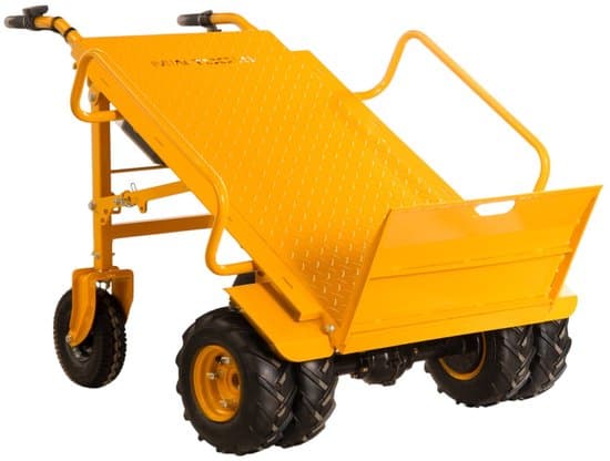Elektrische steekwagen 400 kg breedte 940 mm 4 wielaandrijving MW Tools ES400