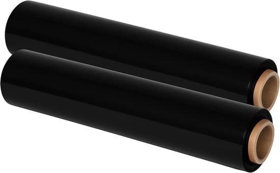 Zwarte wikkelfolie 23 µm — 2 rollen