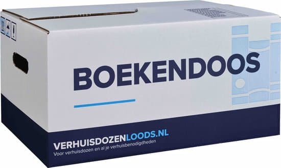 Boekendozen Professioneel - 10 stuks - 37 Liter - KlikKlak Verhuisdoos - Zelfsluitend - Dubbel golf karton - Extra Sterk - 60kg draagvermogen